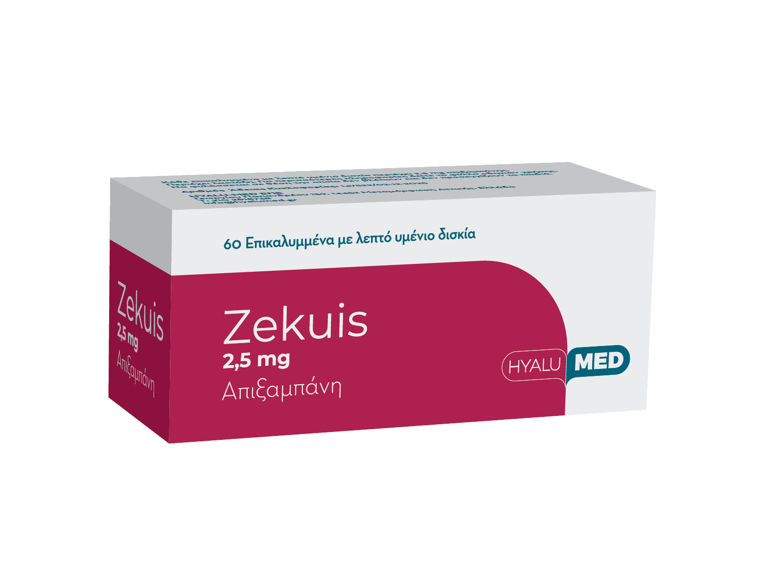 Apixaban (Zekuis) F.c. tabs 2,5 mg/tab & 5 mg/tab 1
