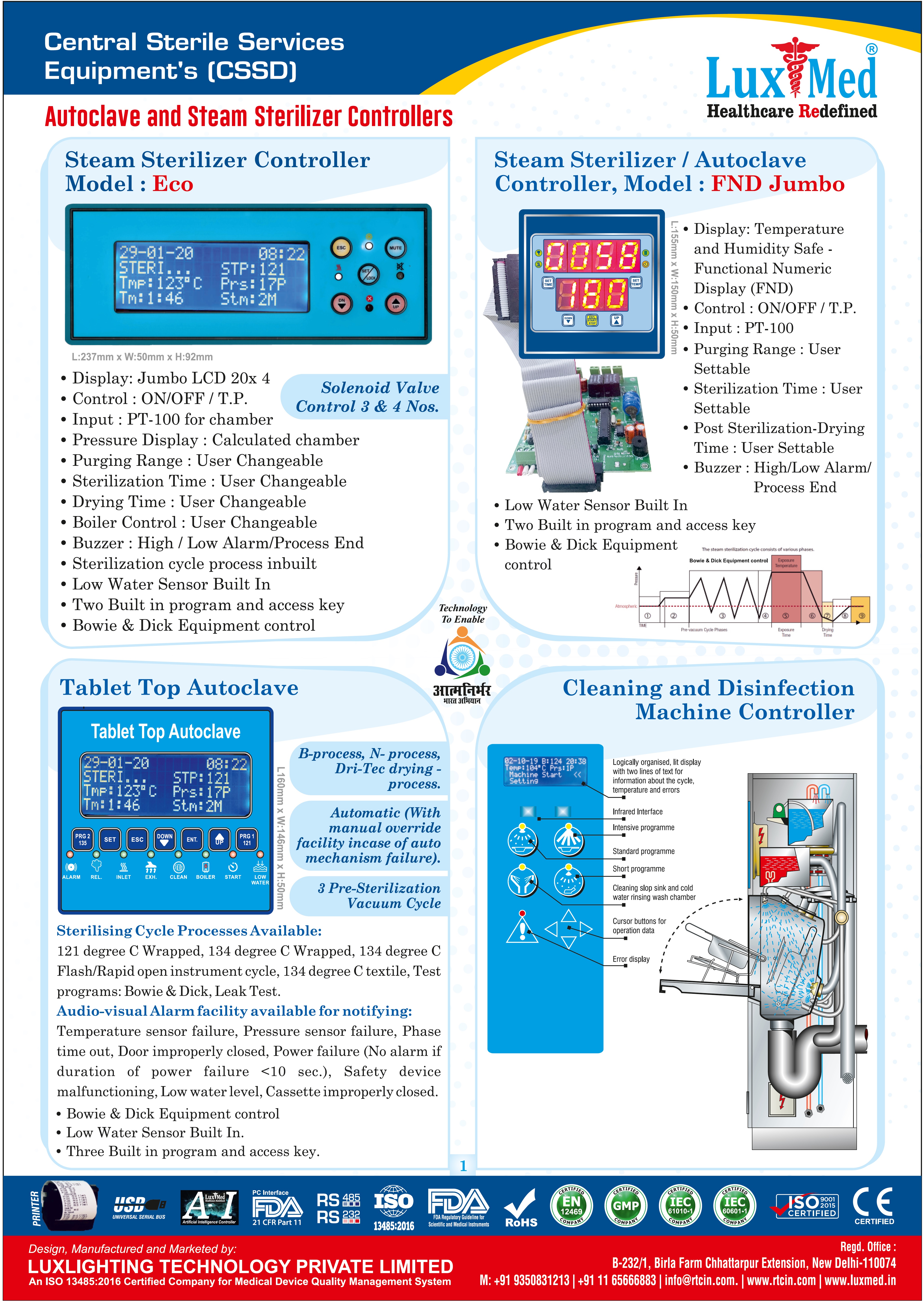 Autoclave and Steam Sterilizer