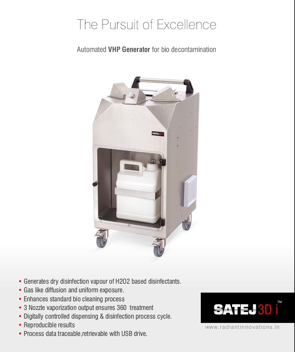 Automated VPHP (Vapor Phase hydrogen peroxide) system 1