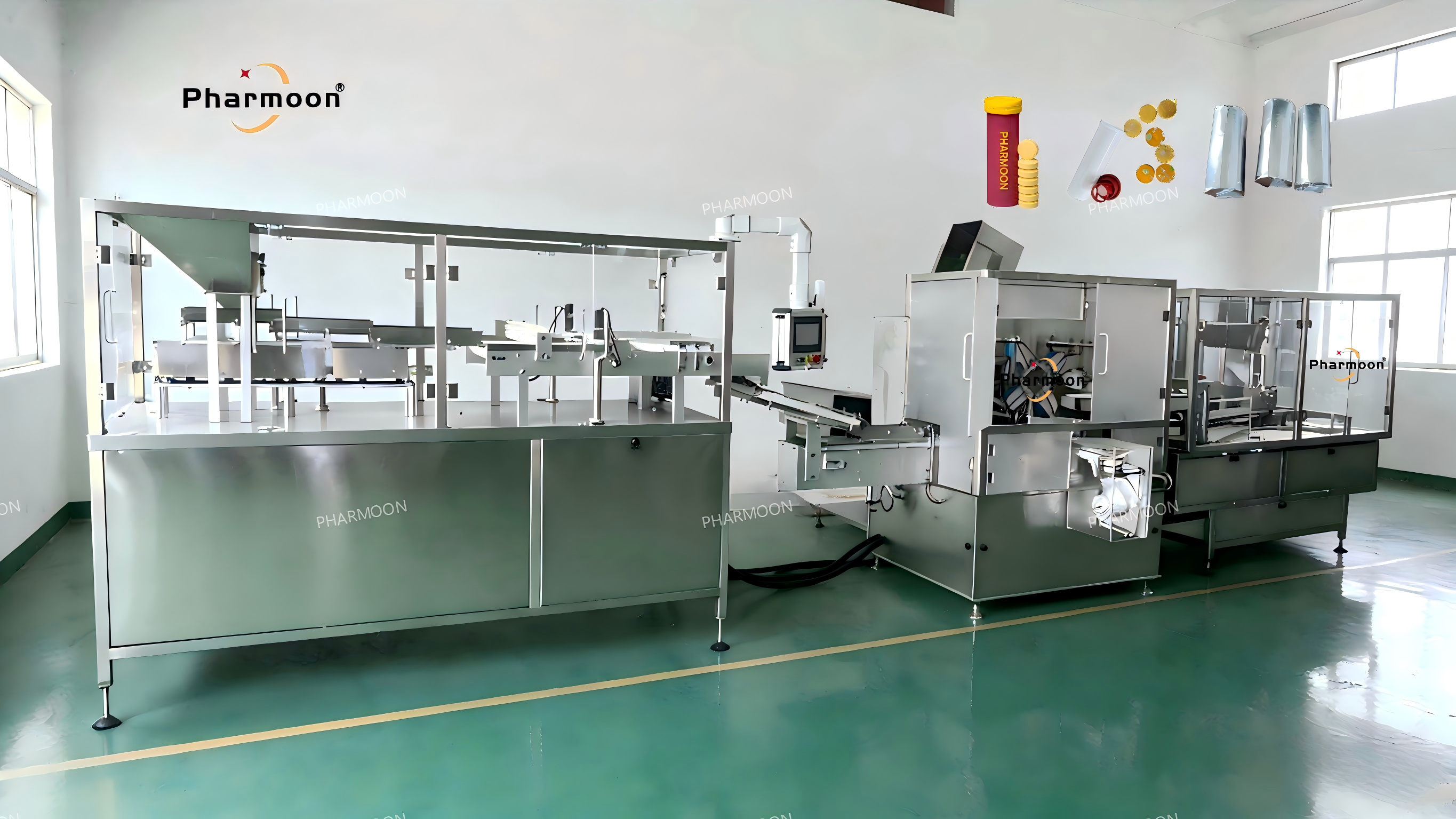 Automatic Effervescent Tablets Paper Wrapping & Tube Filling Machine 1
