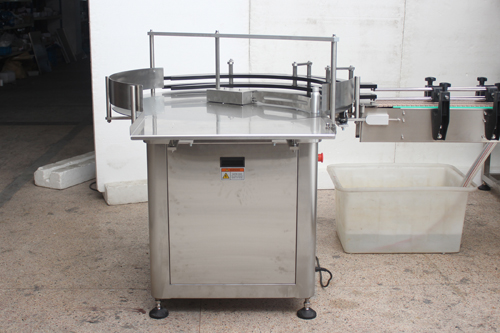 Automatic Filling Capping Machine & Rotary Bottle Unscrambler 3