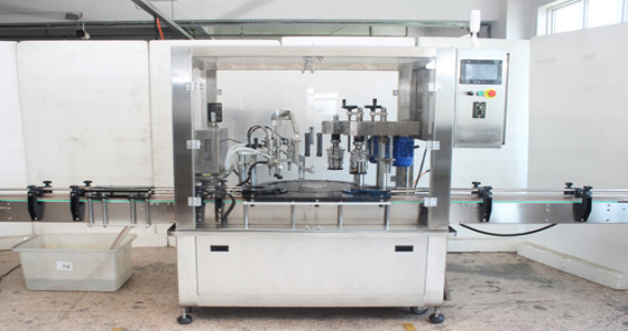 Automatic Filling Capping Machine & Rotary Bottle Unscrambler