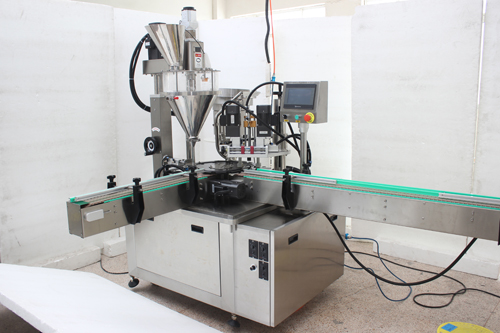 Automatic Powder Small Bottle Rotary Filling And Capping Machine 1