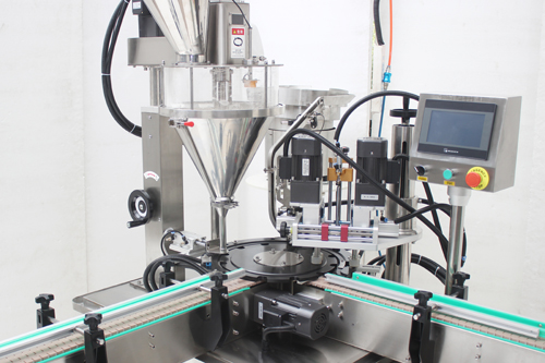 Automatic Powder Small Bottle Rotary Filling And Capping Machine 2