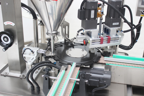 Automatic Powder Small Bottle Rotary Filling And Capping Machine 3