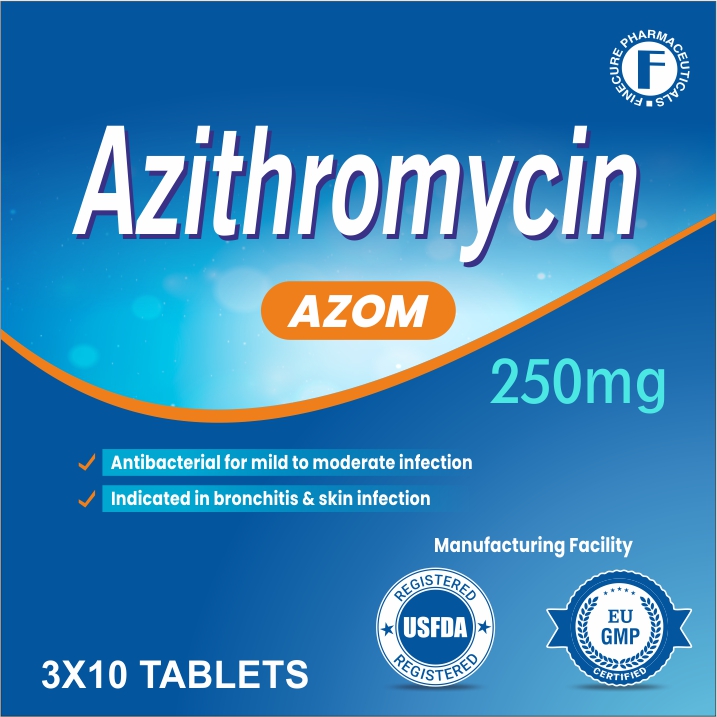 Azithromycin Tablets - Azom 2