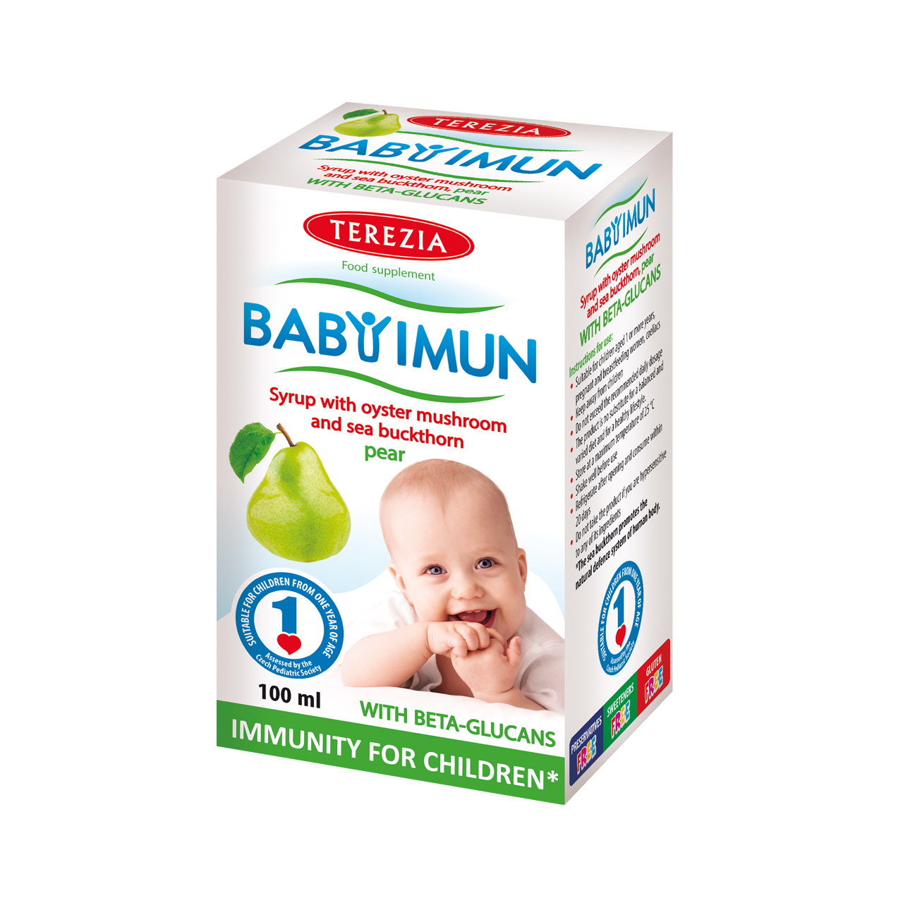 Baby Imun - Syrup with Oyster Mushroom and Sea Buckthorn 1