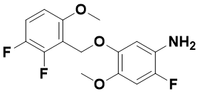 Benzenamine, 5-[(2,3-difluoro-6-methoxyphenyl)methoxy]-2-fluoro-4-methoxy- 935287-59-5
