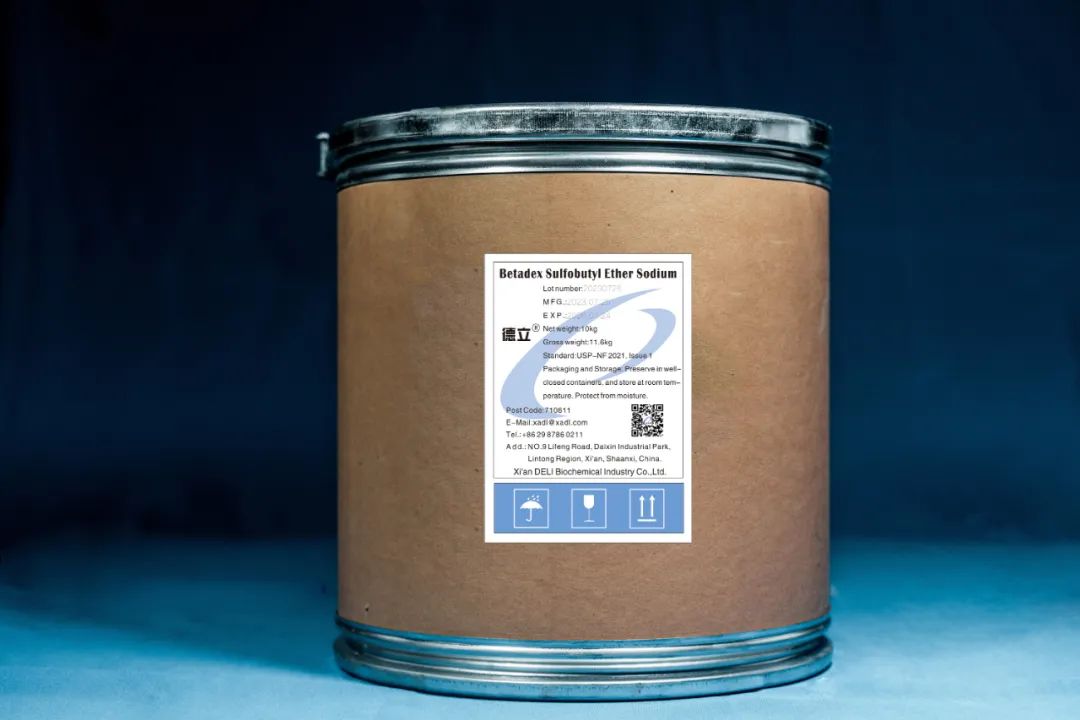 Betadex Sulfobutyl Ether Sodium CAS NO 182410-00-0 Injection 2