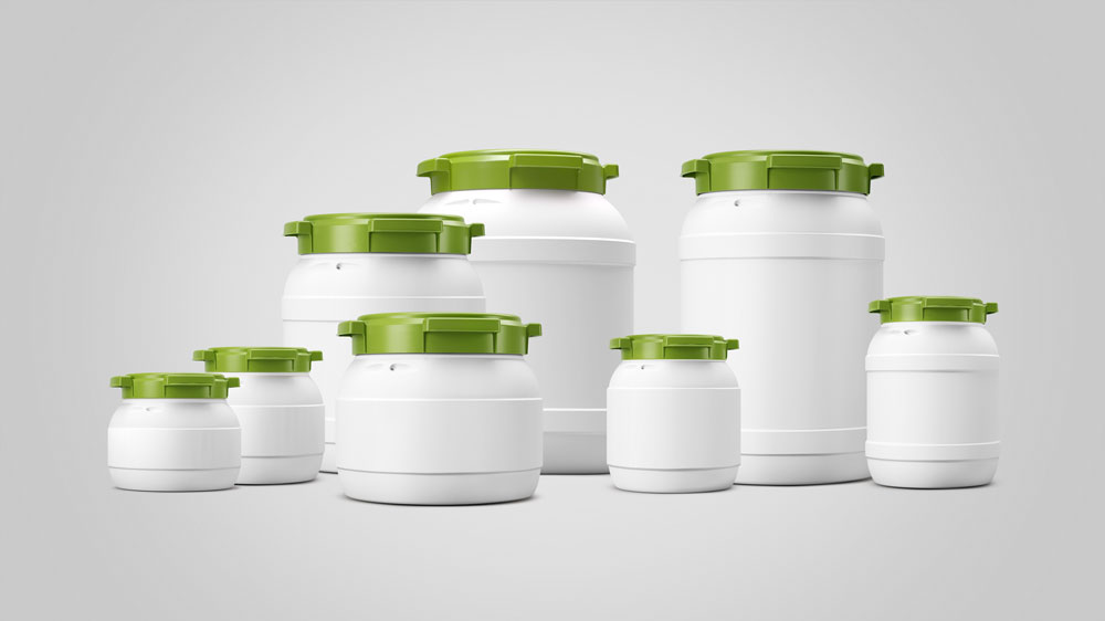 Biobased Wide neck drums & Packo jars 1