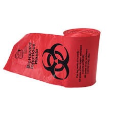 Biohazard Waste Bag On Roll