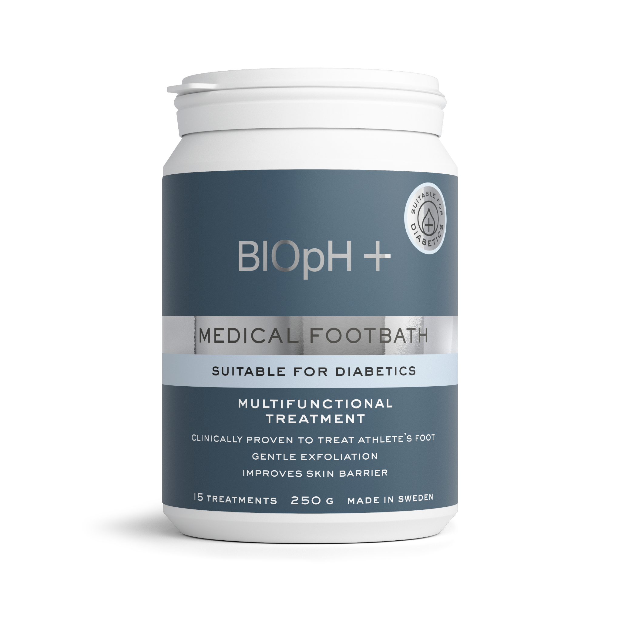 BIOpH+ Medical foot bath suitable for diabetics