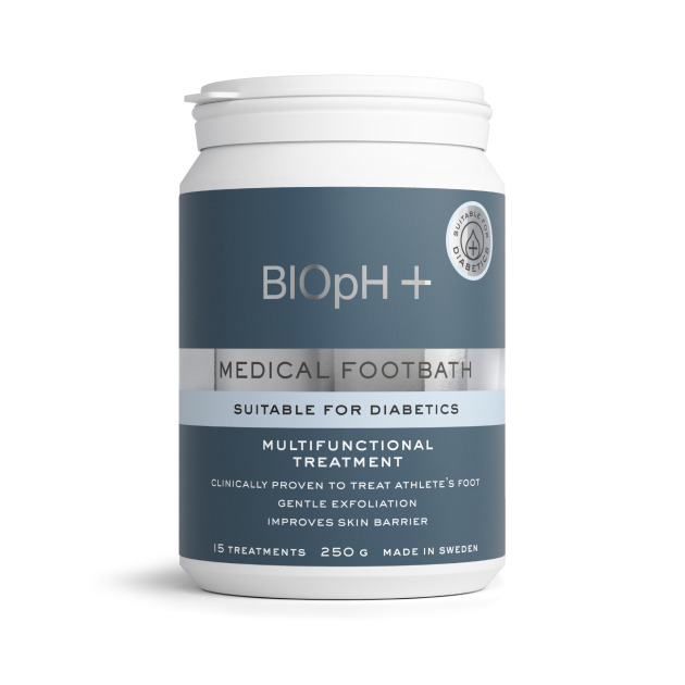 BIOpH+ Medical foot bath suitable for diabetics