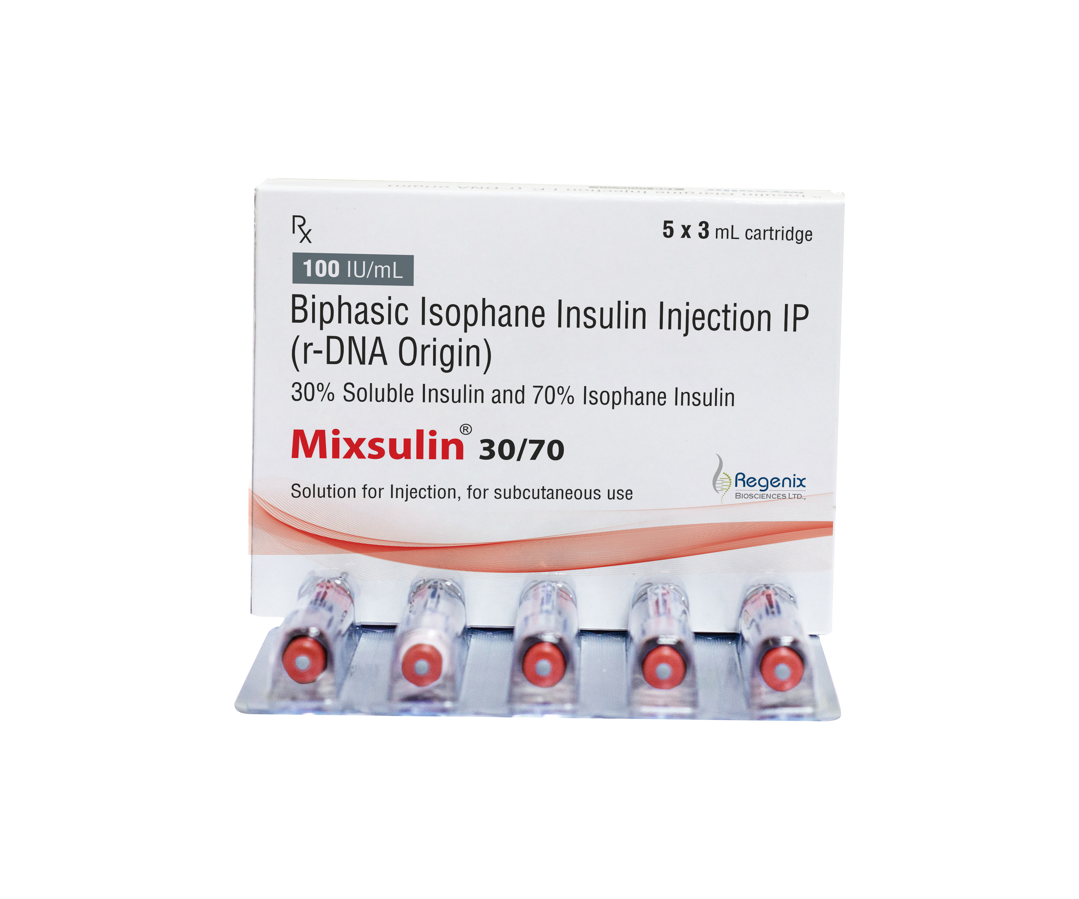 Biphasic isophane insulin injection (30/70) 2
