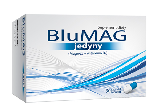 BluMAG jedyny (magnesium, vitamin B6)