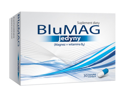 BluMAG jedyny (magnesium, vitamin B6)