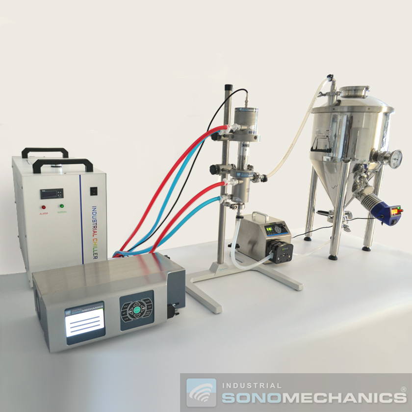 BSP-1200 (bench-scale) ultrasonic liquid processor 1