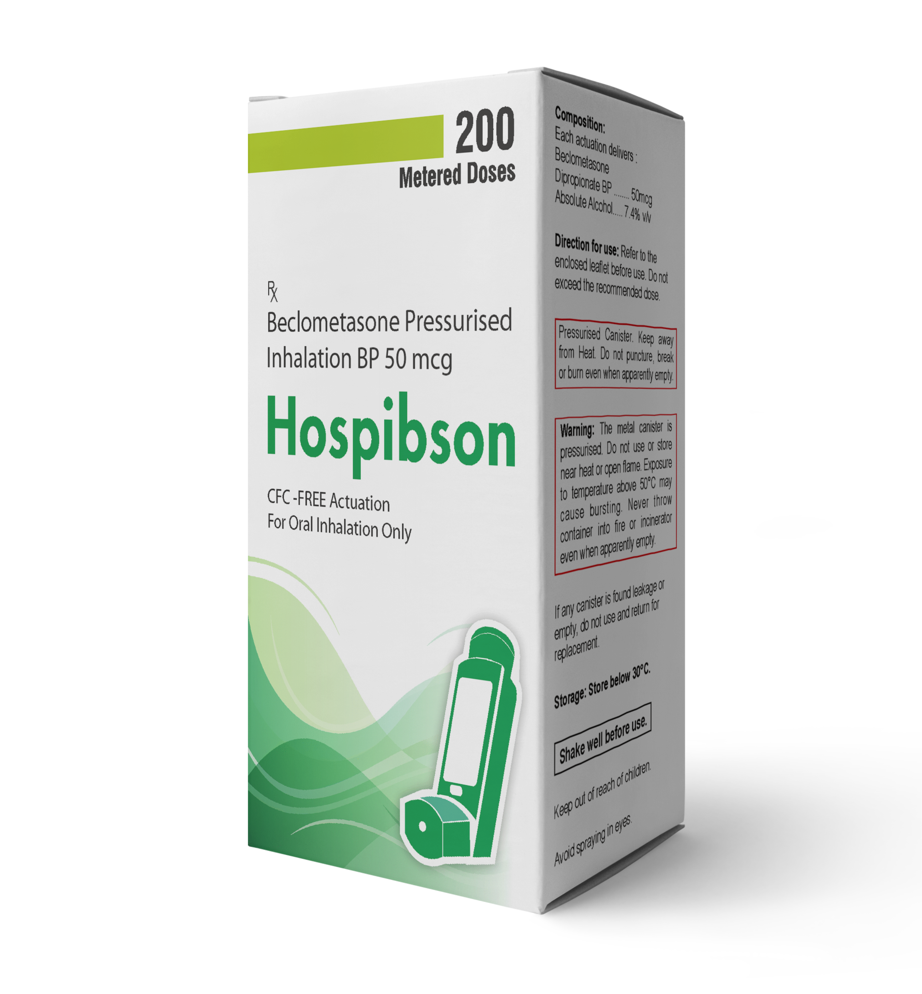 BUDESONIDE 50 MCG DOSE /200MCG DOSE MDI 1
