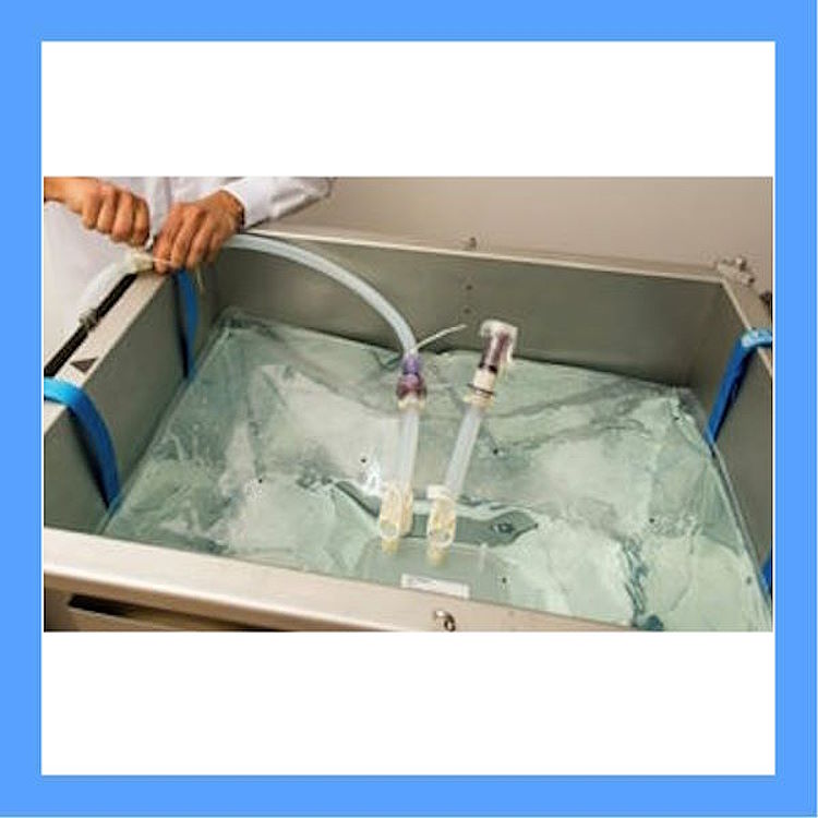 Bulk sterile solution in large bags
