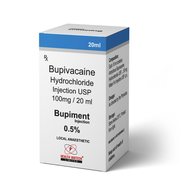 BUPIMENT 0.5% - BUPIVACAINE HYDROCHLORIDE INJECTION USP 100MG / 20 ML