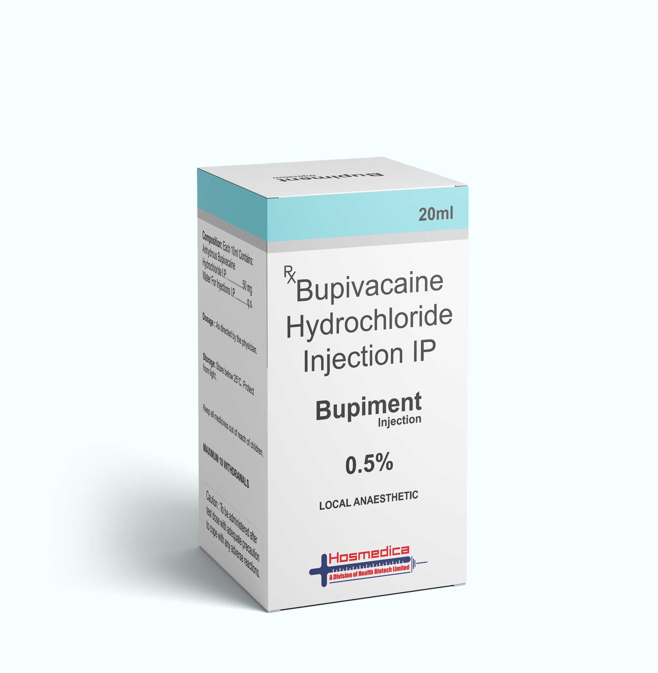 BUPIMENT - BUPIVACAINE HYDROCHLORIDE INJECTION IP 0.5% 20ML