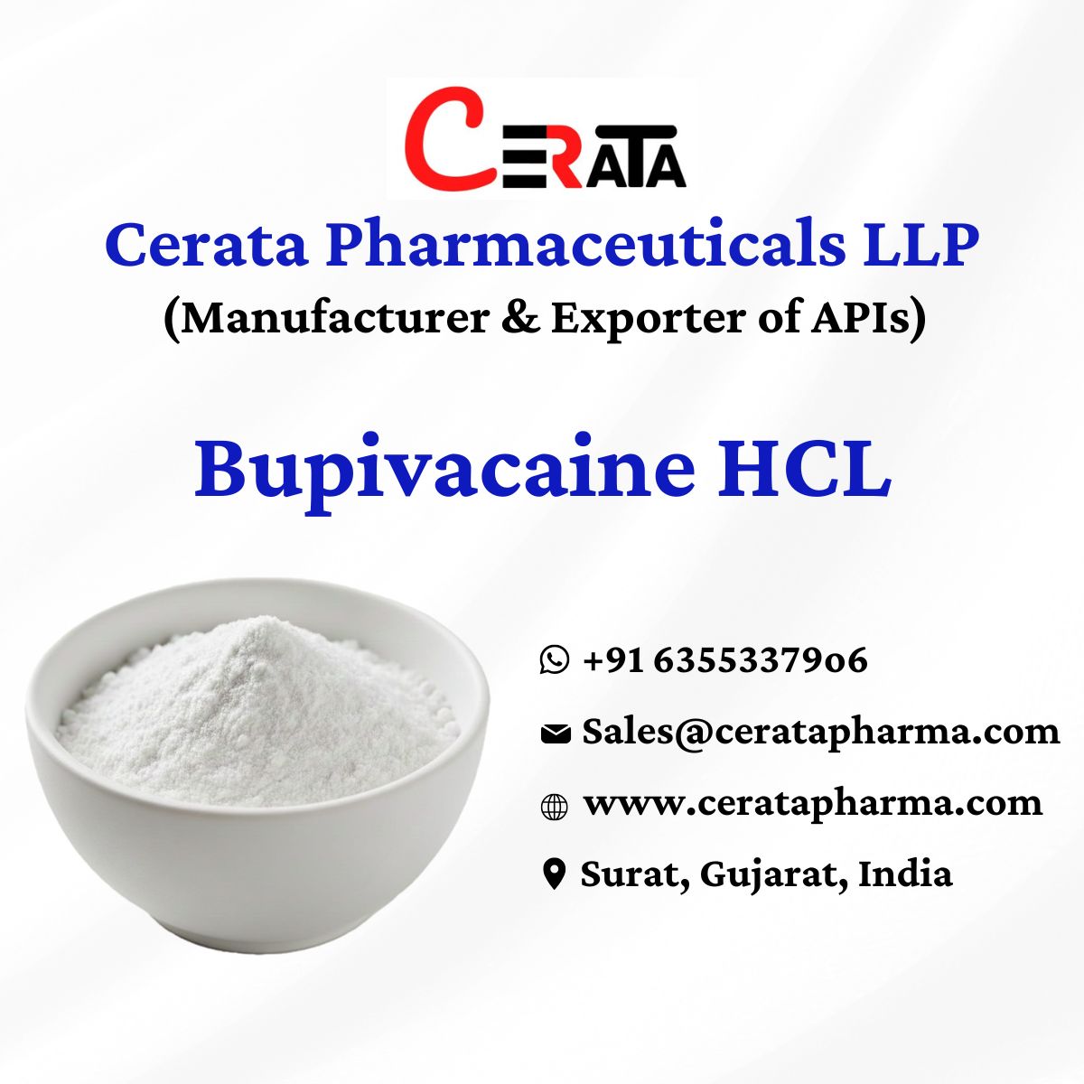 Bupivacaine HCL API 1