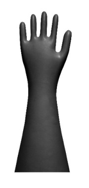 Butyl Gloves for Glovebox Isolator