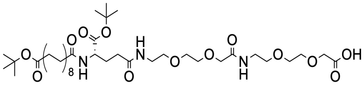 C18-OtBu-Glu(AEEA-AEEA-OH)-OtBu