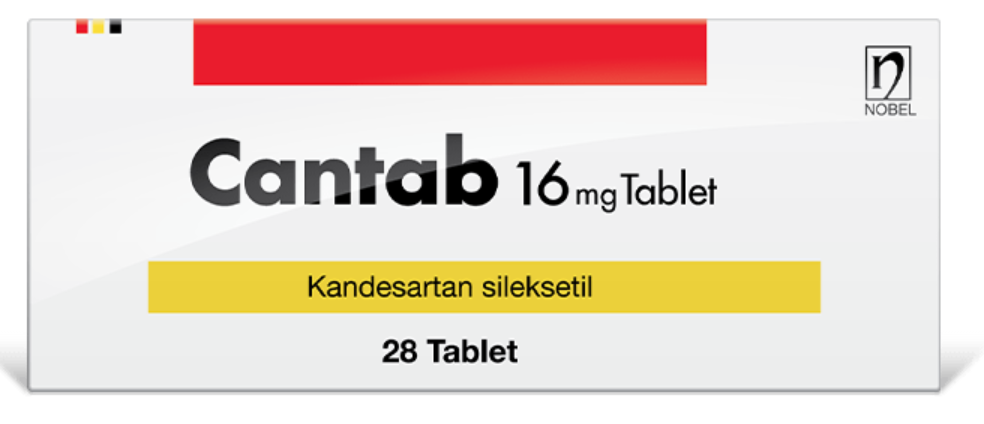 Cantab (Candesartan) 4 mg, 8 mg, 16 mg, 32 mg Tablet 1