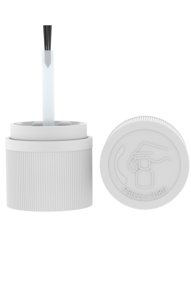 Cap + spatula / brush 1