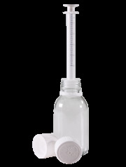 CAPS WITH PRE-ASSEMBLED ADAPTORS FOR DOSING PIPETTES