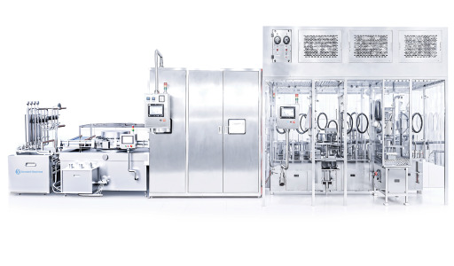 Cartridge Filling stoppering and sealing line