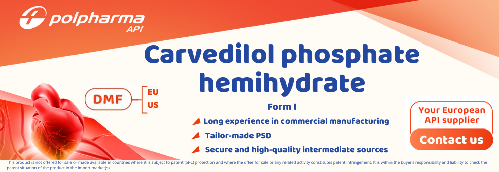 Carvedilol phosphate hemihydrate
