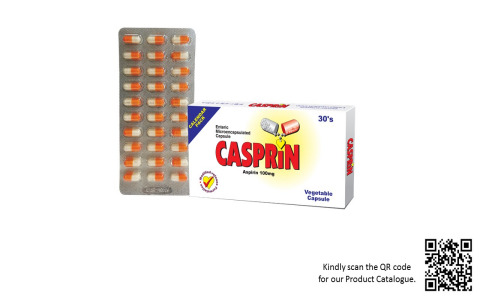 Casprin Enteric Microencapsulated Capsule 100mg
