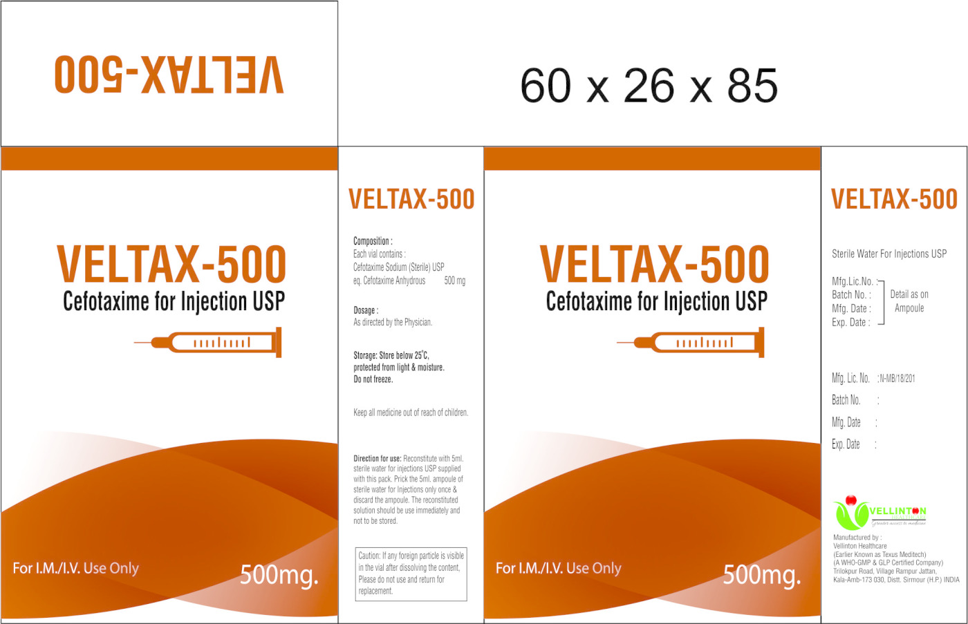 Cefotaxime 500 mg