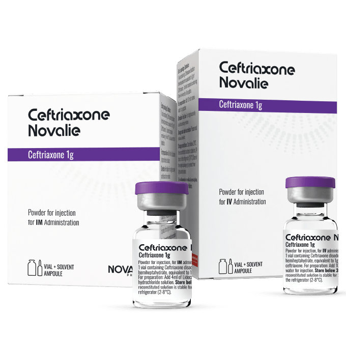 CEFTRIAXONE NOVALIE 1 Vial