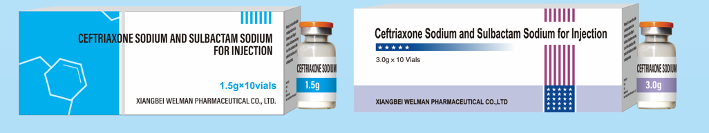 Ceftriaxone Sodium and Sulbactam Sodium for Injection(2:1)