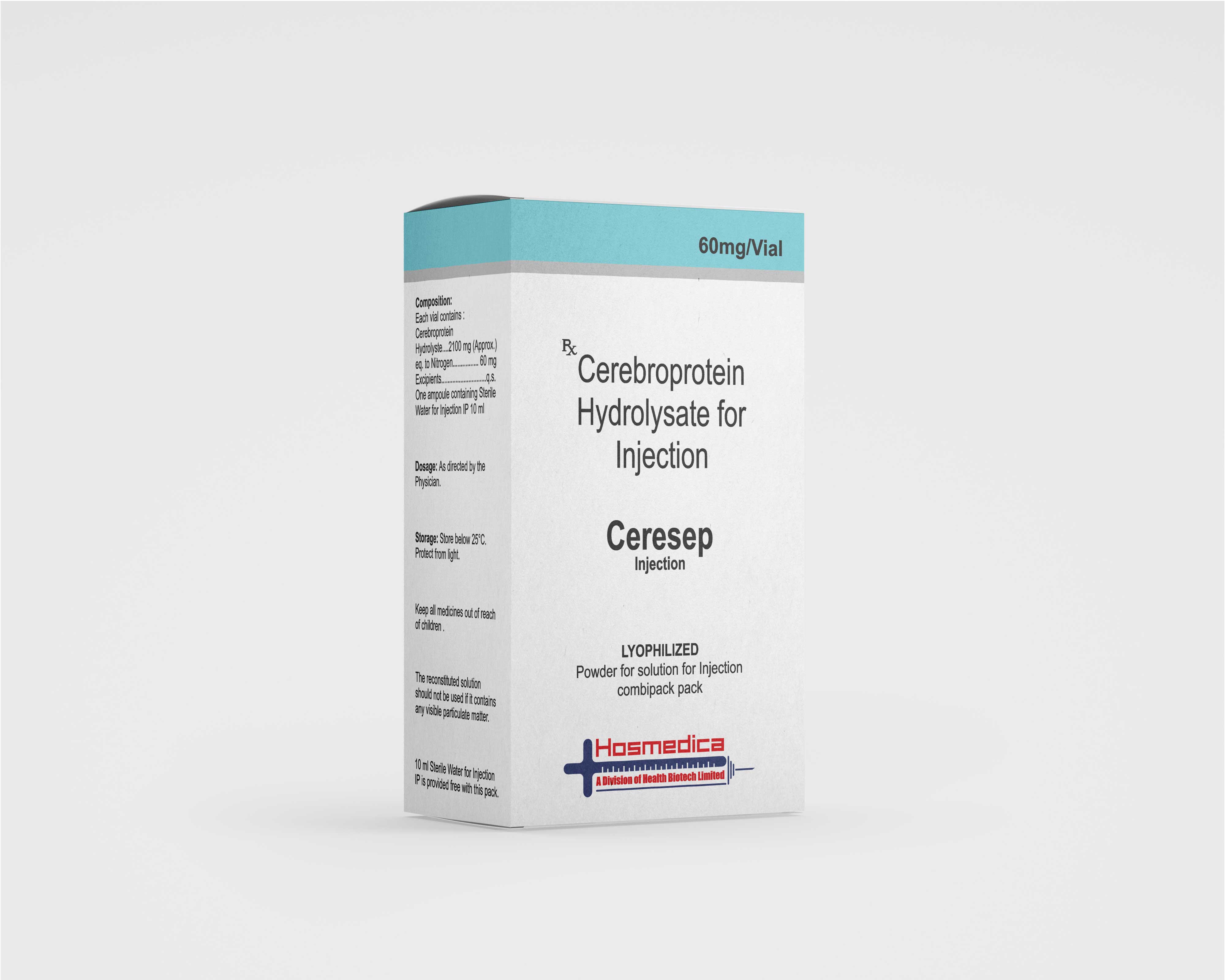 CERESEP - CEREBROPROTEIN HYDROLYSATE FOR INJECTION 60MG/VIAL