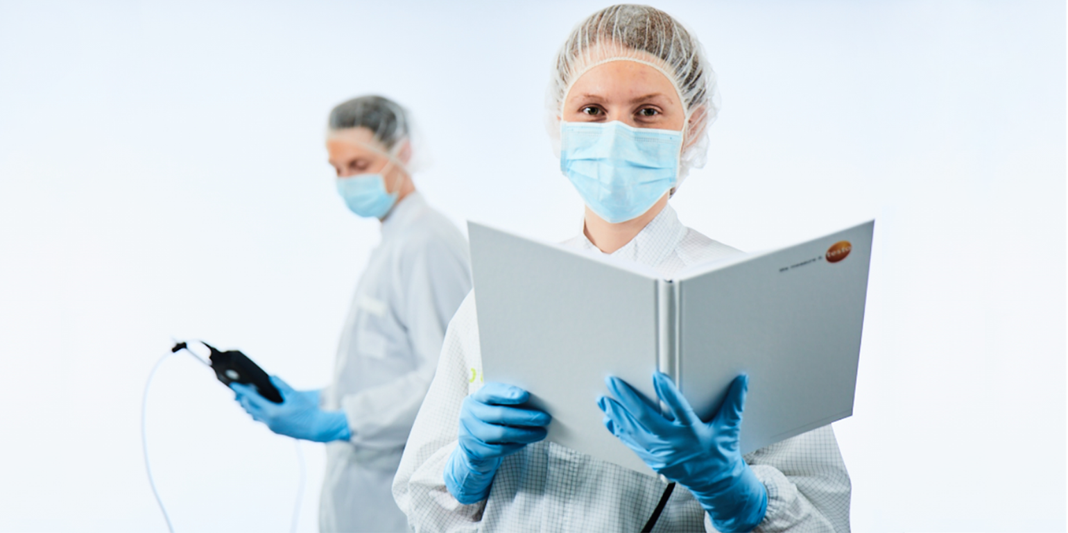 Cleanrooms: Measurements in cleanrooms with precision measuring instruments from Testo