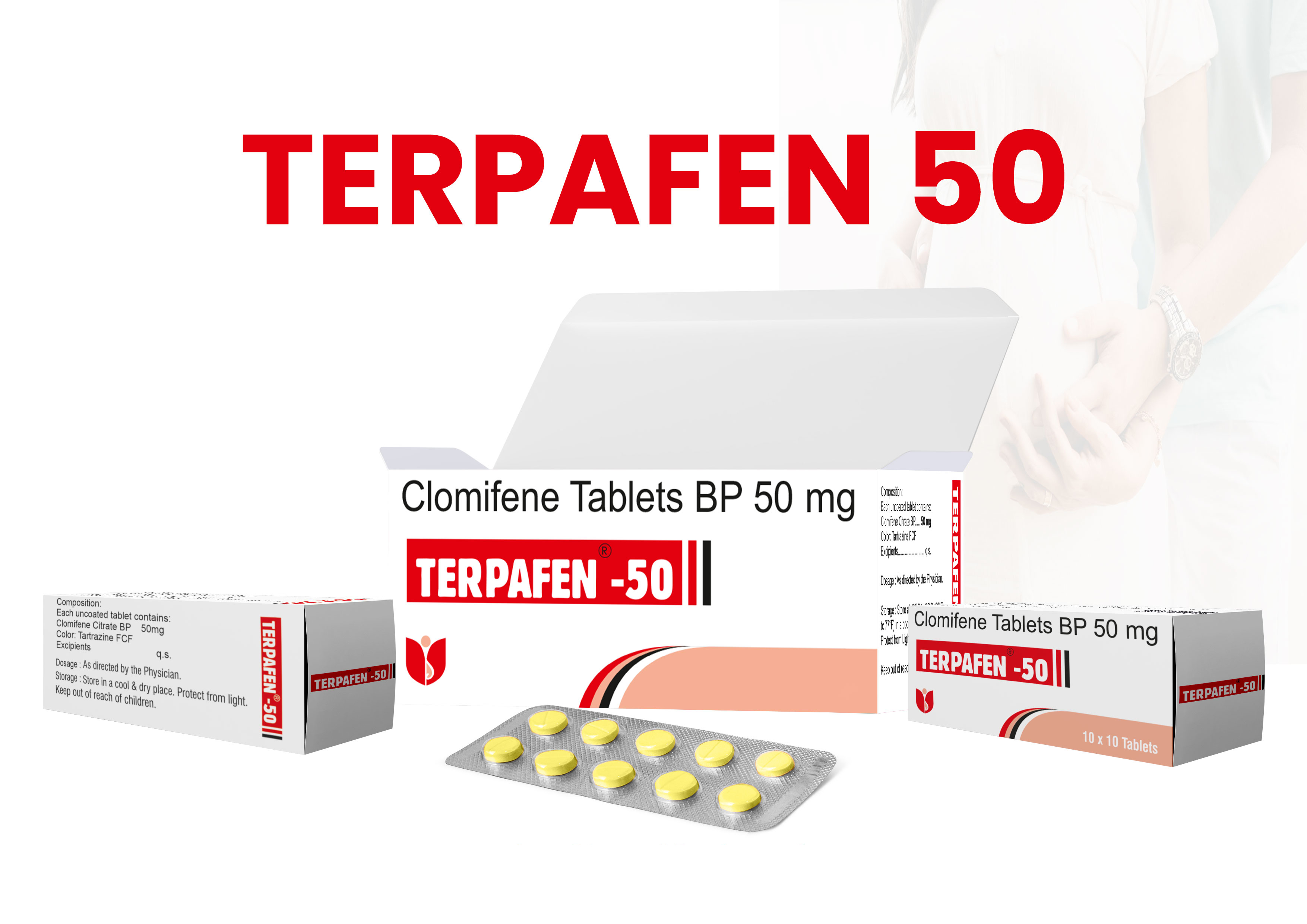 Clomifene Tablets BP 50 MG - Terpafen 50 2