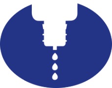 Closures with vertical droppers