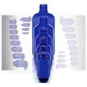 Cobalt Blue Glass Bottles