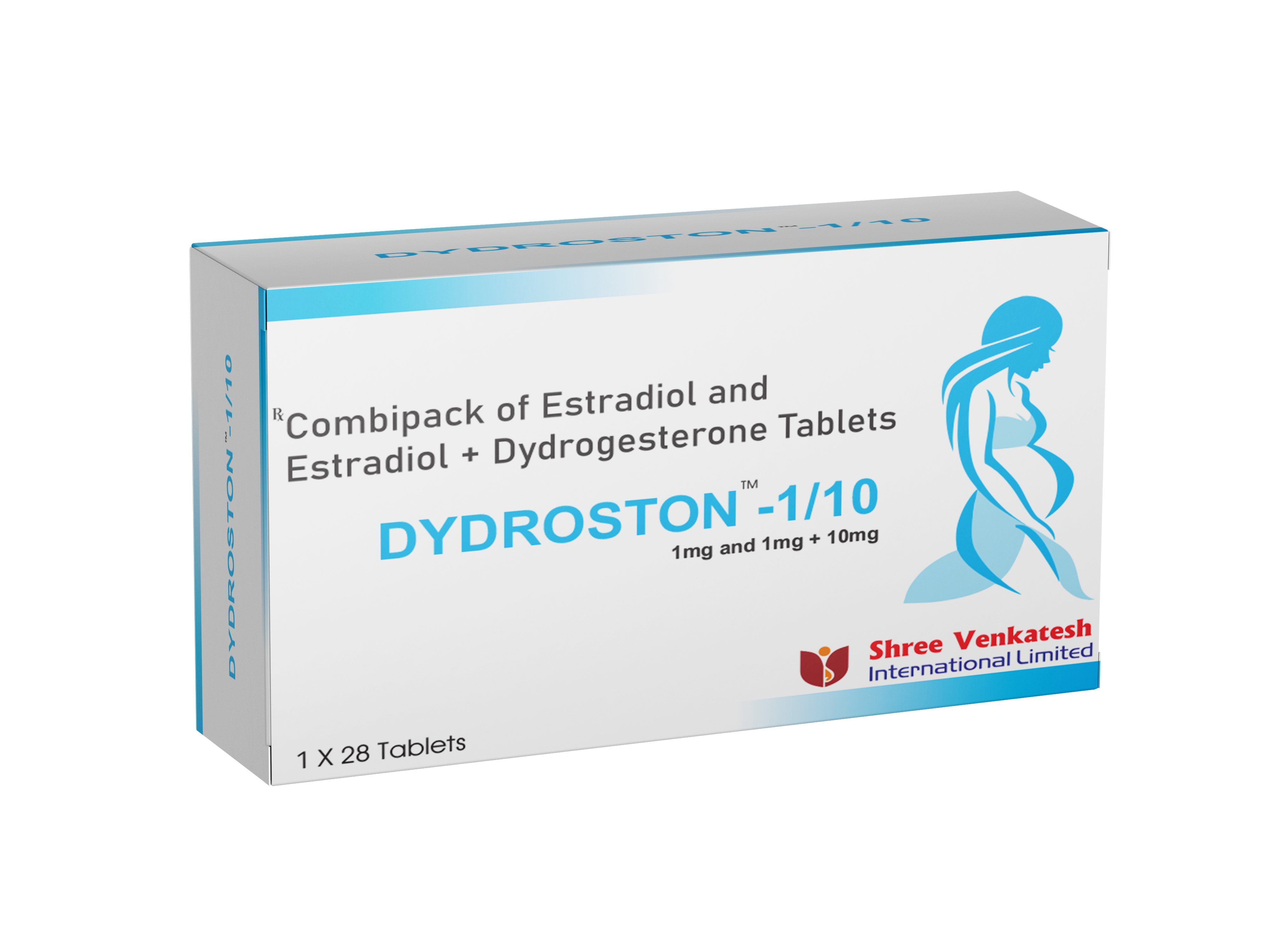 Combipack of Estradiol and Estradiol + Dydrogesterone Tablets - DYDROSTON. 2