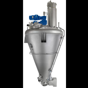 Contained vacuum drying
