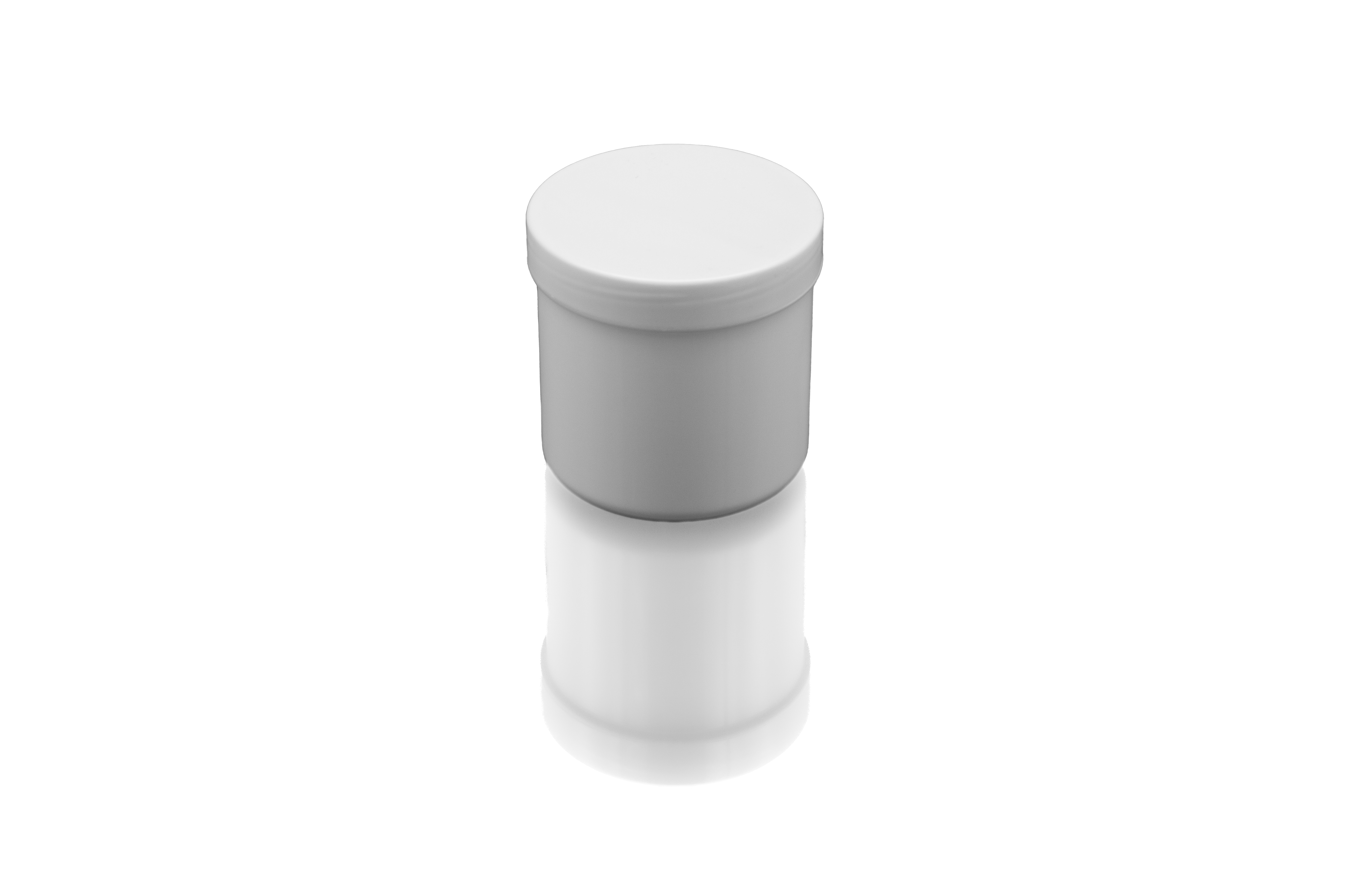 Cream pots with screw-lids in different sizes