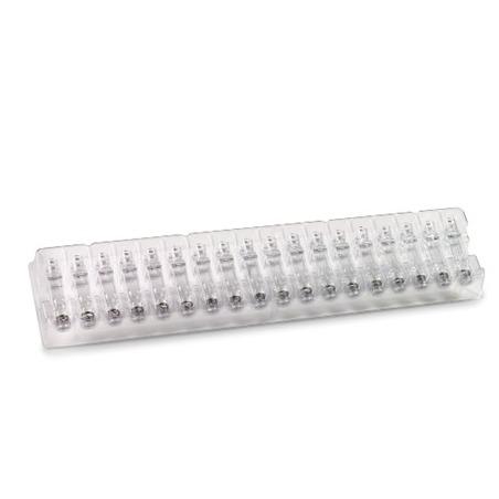 Customised trays for prefilled syringes/vials