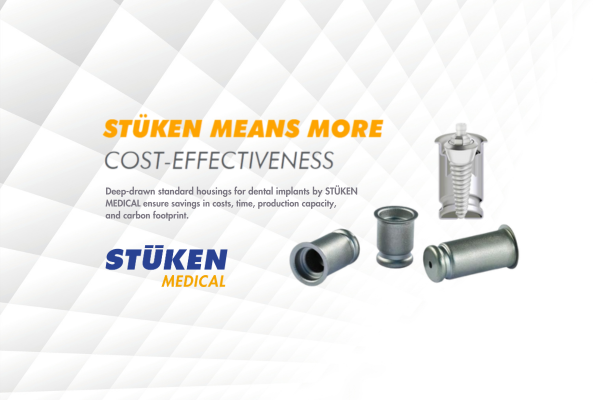 Deep-drawn standard components for dental implant packaging 1