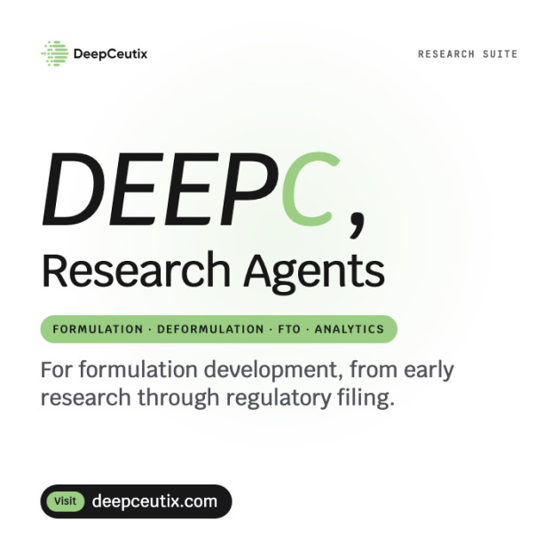 DeepC Research Agents: AI Co-Scientists for Formulation Development