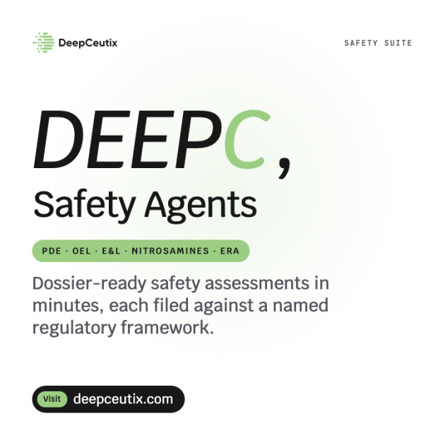 DeepC Safety Agents: PDE, OEL, E&L and Nitrosamine Assessments