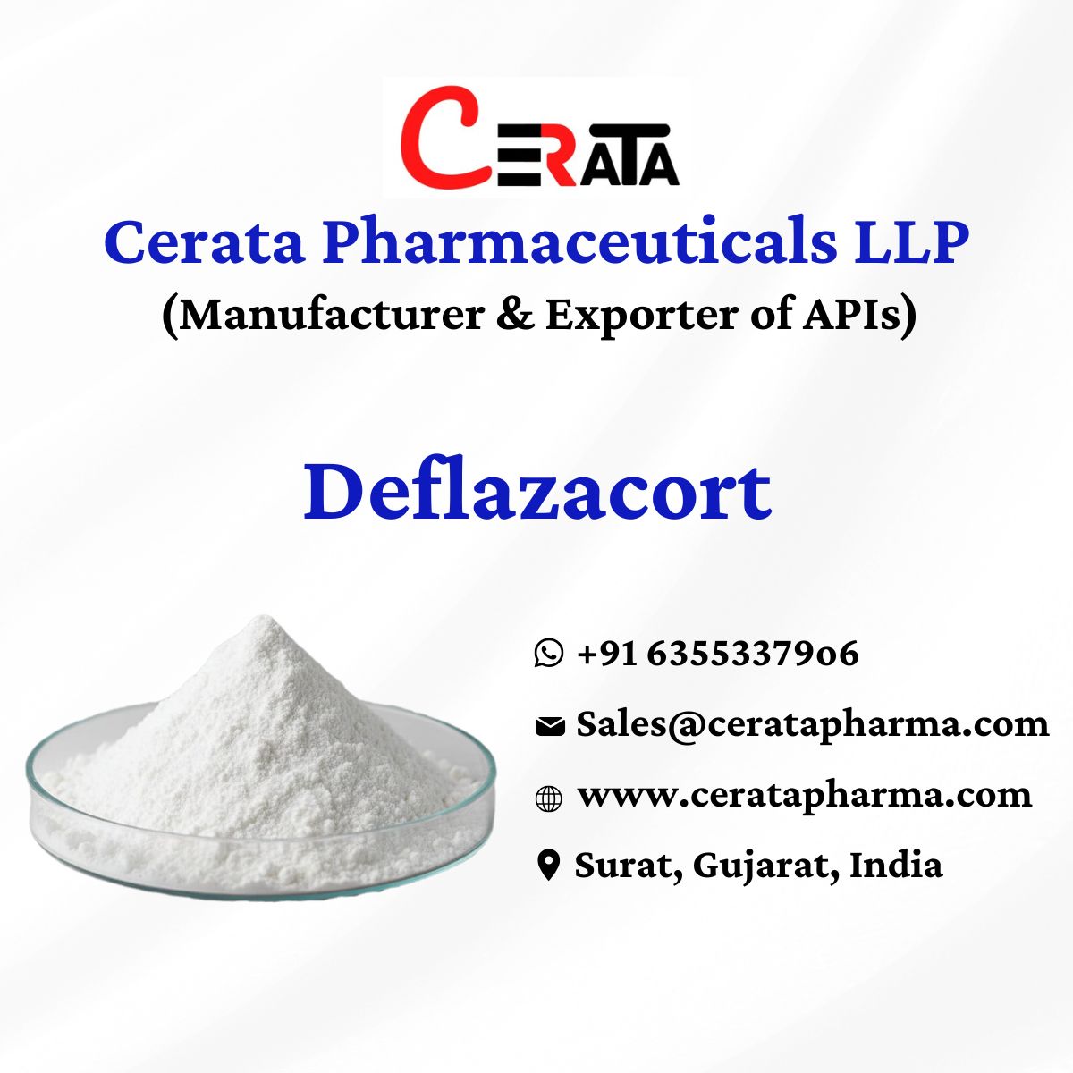 Deflazacort  API 1